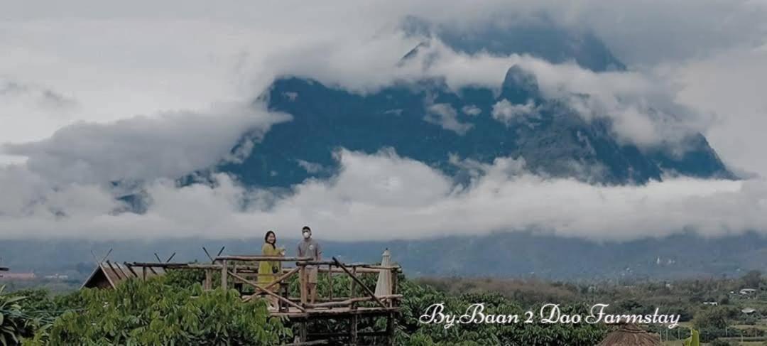 Baan 2 Dao Farmstay Chiang Dao Bagian luar foto